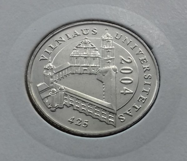 2004 1 lito moneta, skirta Vilniaus Universiteto 425-erių m. sukakčiai