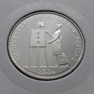 2009 1 lito moneta, skirta Europos kultūros sostinei Vilniui