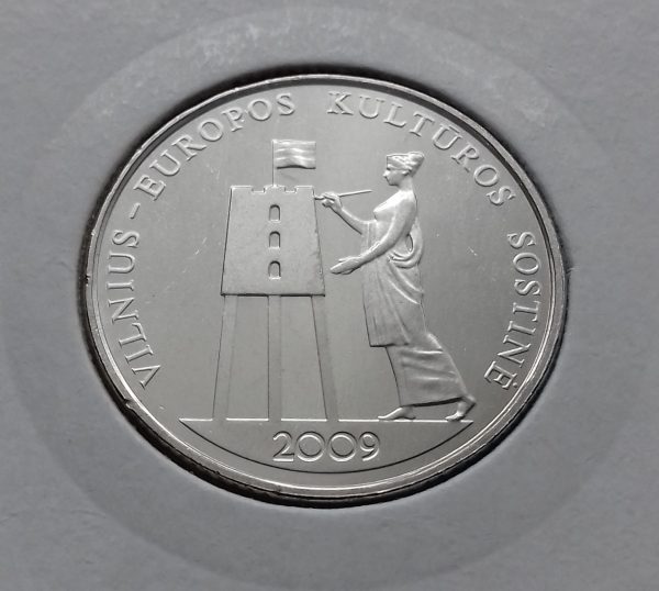 2009 1 lito moneta, skirta Europos kultūros sostinei Vilniui