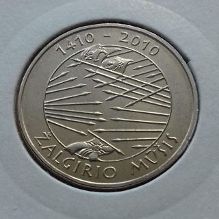 2010 1 lito moneta, skirta Žalgirio mūšio 600-osioms metinėms