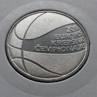 2011 1 lito moneta, skirta Europos krepšinio čempionatui