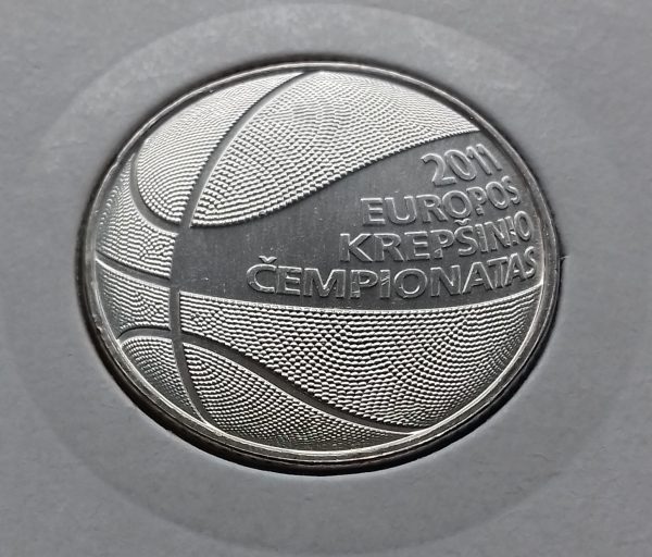 2011 1 lito moneta, skirta Europos krepšinio čempionatui
