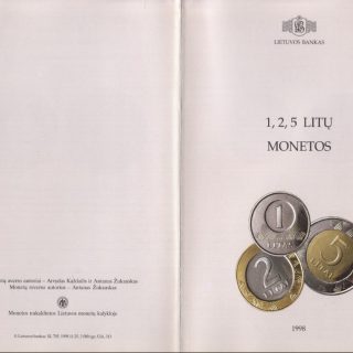 1998 litų monetų lankstinukas