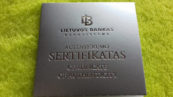 2018 20 € LB kolekcinė moneta, skirta Vydūno 150 metų sukakčiai - Image 3