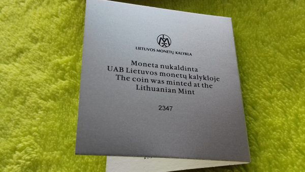 2018 20 € LB kolekcinė moneta, skirta Vydūno 150 metų sukakčiai - Image 5