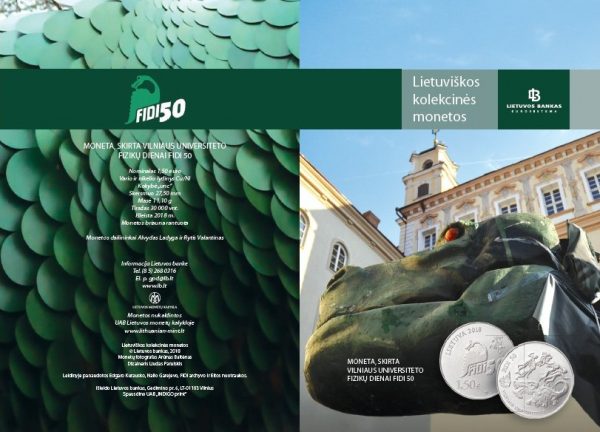 2018 Lankstinukas Vilniaus universiteto Fizikų dienos (FiDi) 50-metis