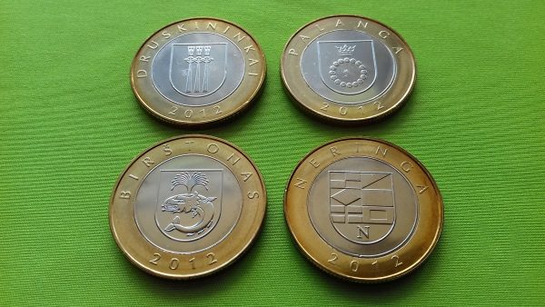 2012 2-jų litų proginės monetos "Miestai kurortai"