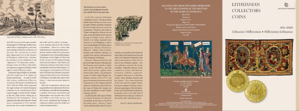 2008 Lankstinukas Lietuvos vardo minėjimo tūkstantmetis - Lietuvos Didžioji Kunigaikštystė - Image 4