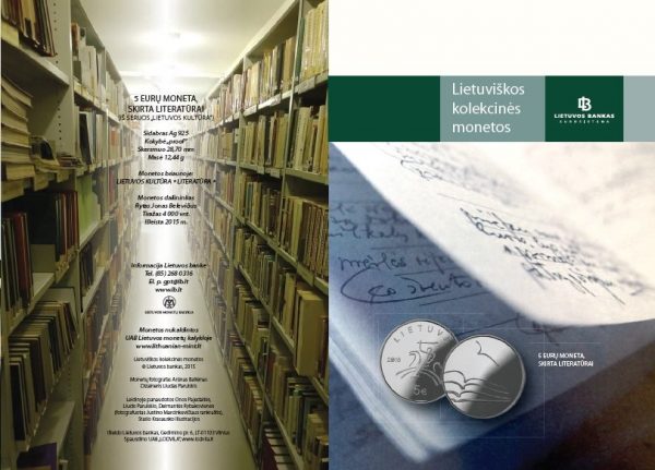 2015 Lankstinukas Lietuvos kultūra - literatūra