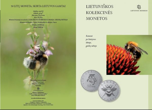 2008 Lankstinukas Lietuvos gamta - kamanė