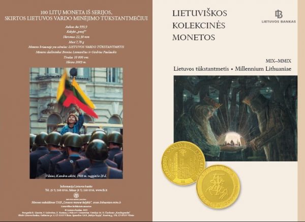 2009 Lankstinukas Lietuvos vardo minėjimo tūkstantmetis - Nepriklausomybės atkūrimas