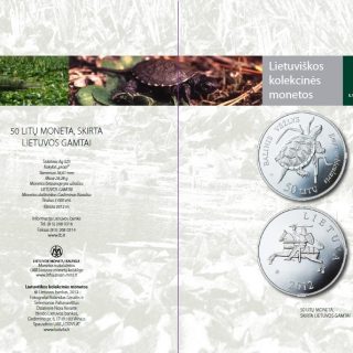 2012 Lankstinukas Lietuvos gamta - Balinis vėžlys