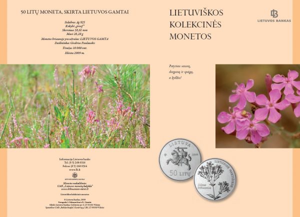 2009 Lankstinukas Lietuvos gamta - Lietuvinė naktižiedė