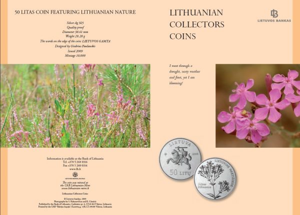 2009 Lankstinukas Lietuvos gamta - Lietuvinė naktižiedė - Image 3