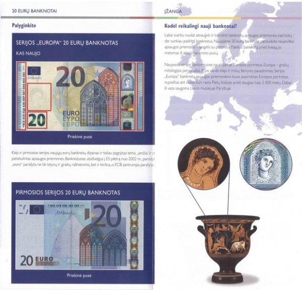 Naujasis 20 eurų banknotas lankstinukas - Image 2