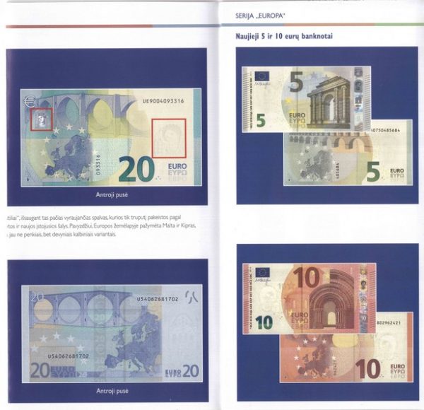 Naujasis 20 eurų banknotas lankstinukas - Image 3