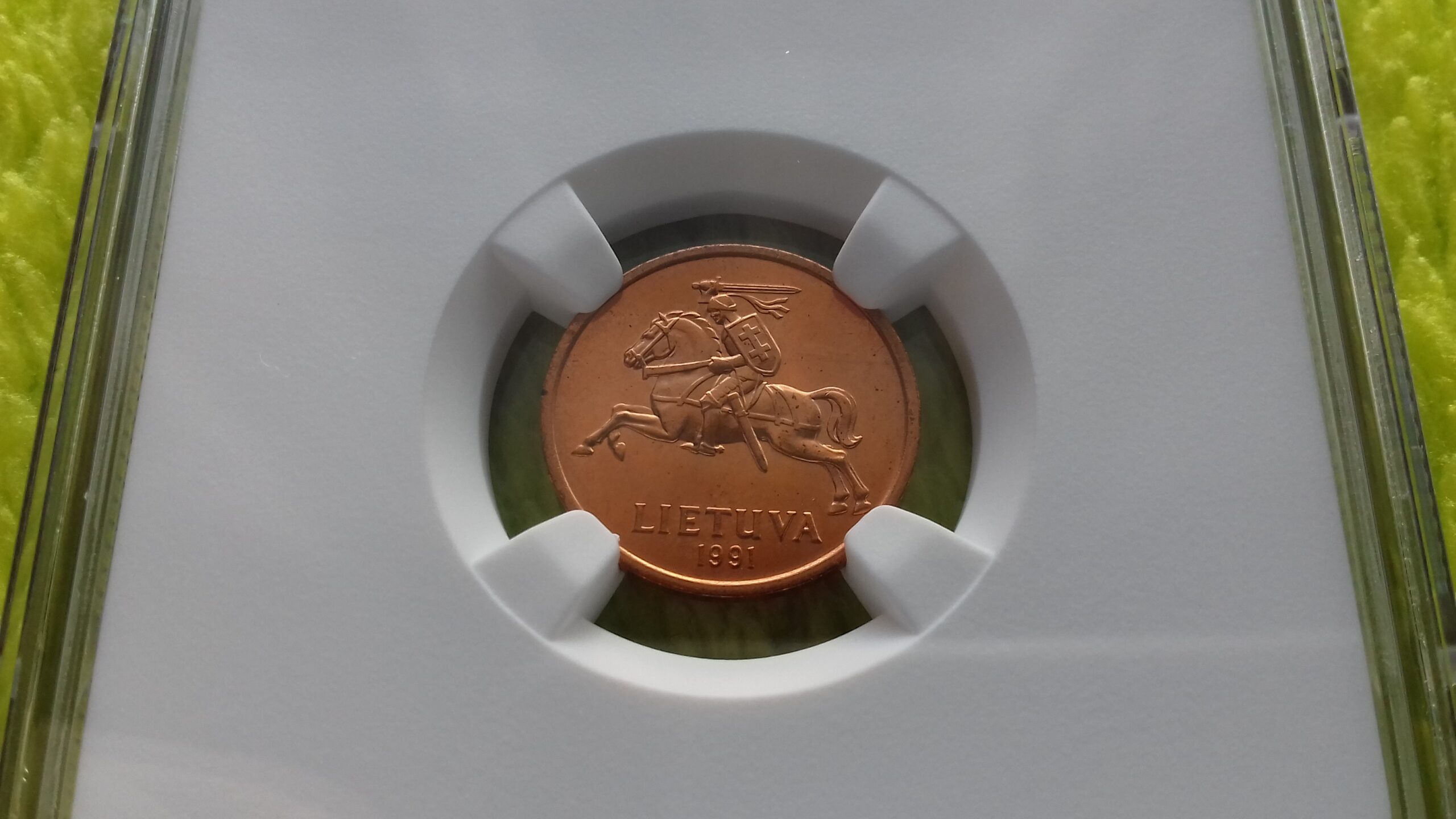 1991 20 centų MS 65 RD - Image 3