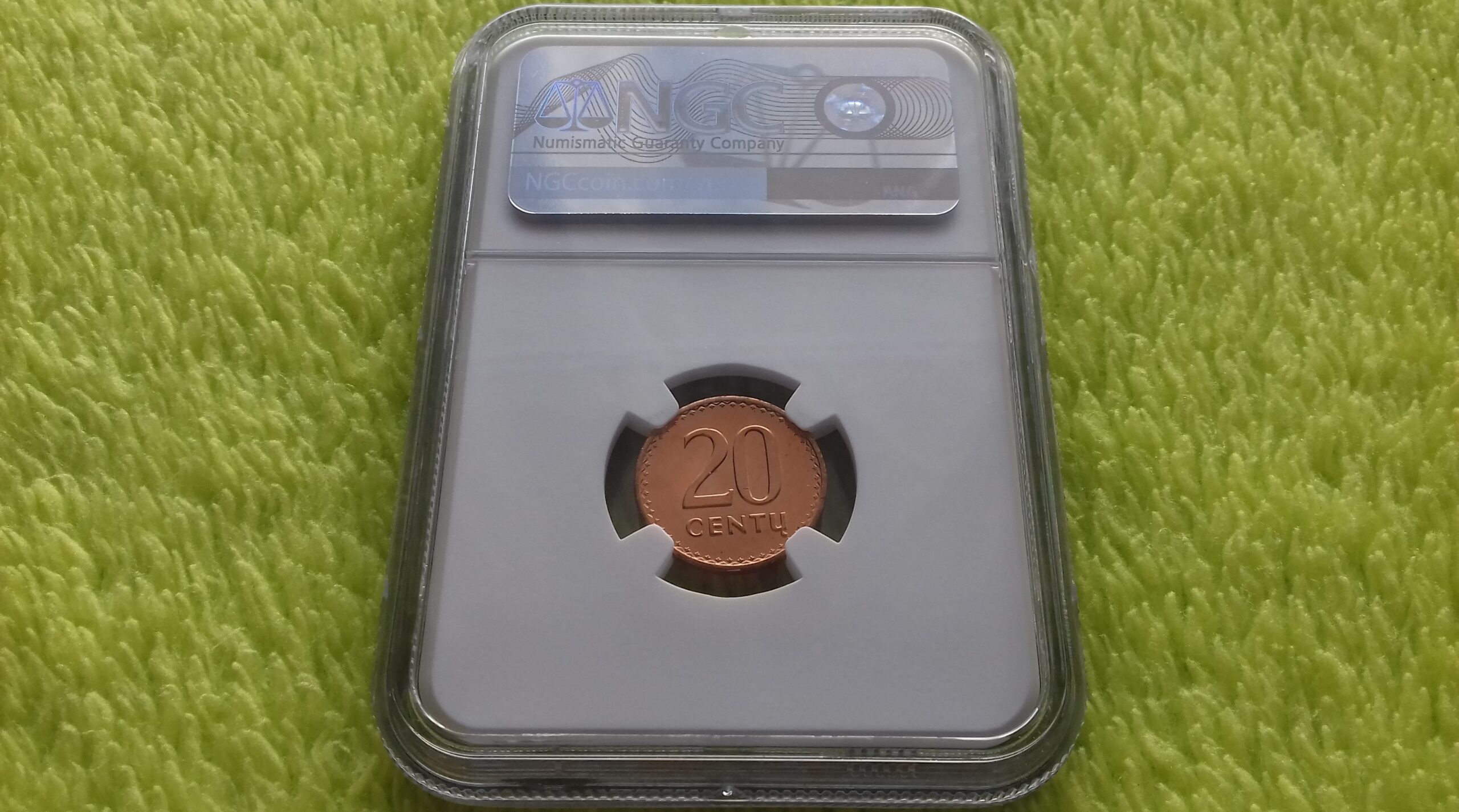 1991 20 centų MS 65 RD - Image 4