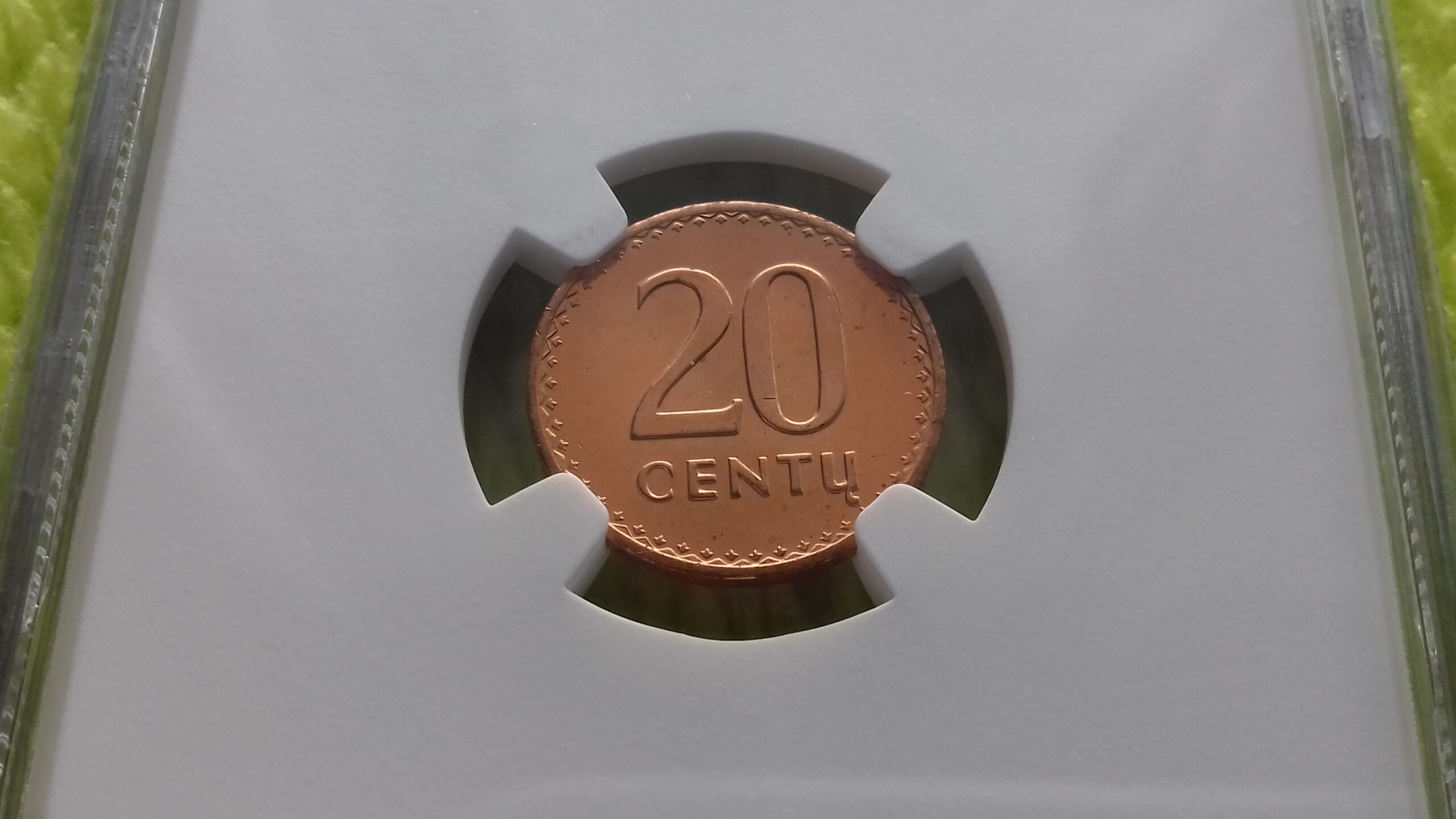 1991 20 centų MS 65 RD - Image 5