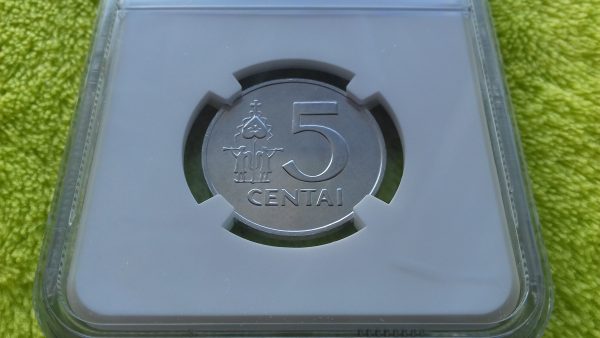 1991 5 centai MS 65 - Image 6