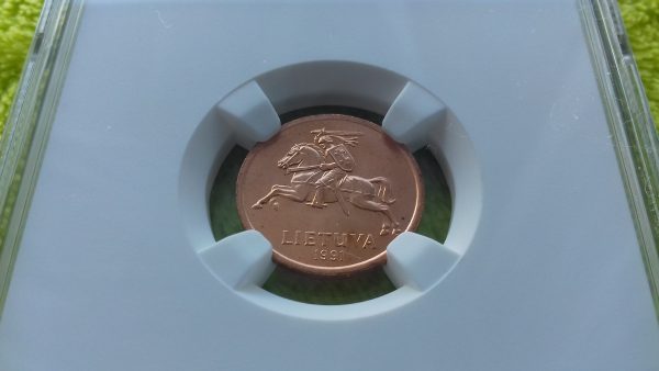1991 20 centų MS 65 RD - Image 2