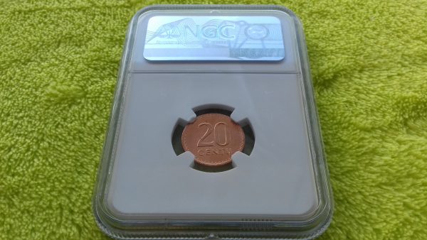 1991 20 centų MS 65 RD - Image 4