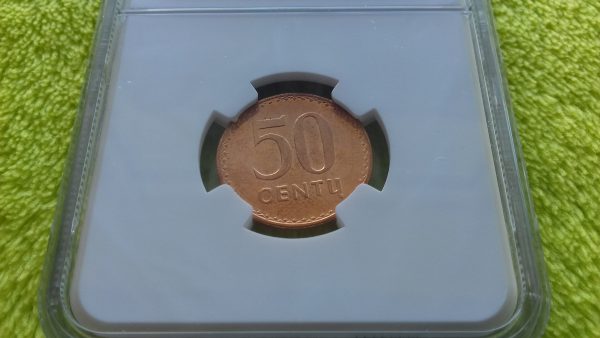 1991 50 centų MS 65 RD - Image 5