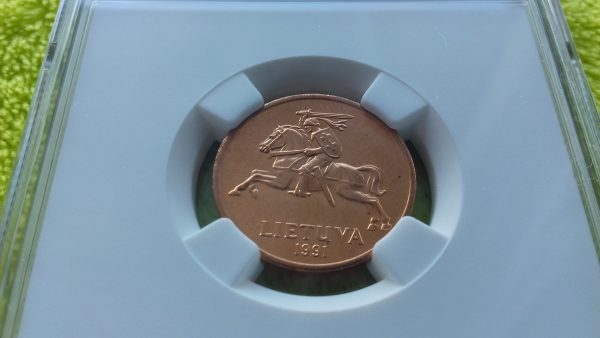 1991 50 centų MS 65 RD - Image 3
