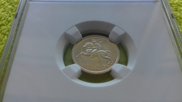 1991 1 litas MS 64 - Image 3