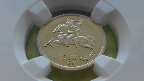 1991 1 litas MS 64 - Image 4