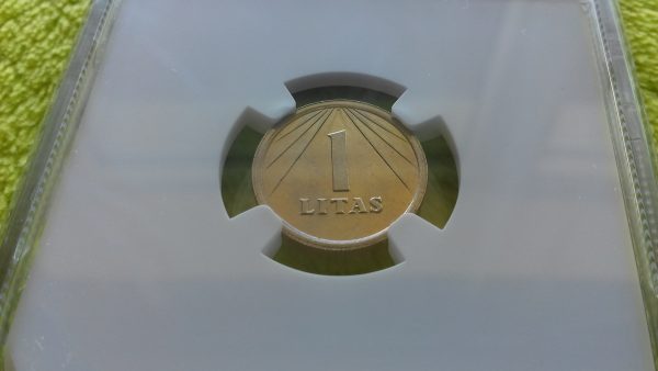 1991 1 litas MS 64 - Image 6