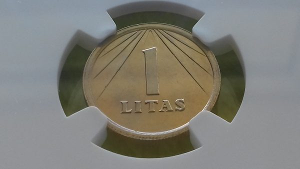 1991 1 litas MS 64 - Image 7