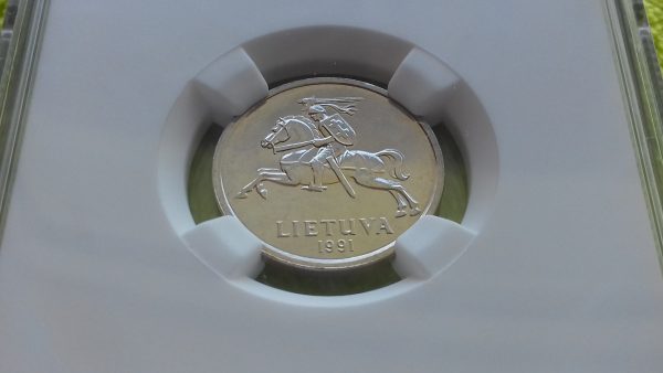 1991 2 litai MS 64 - Image 3
