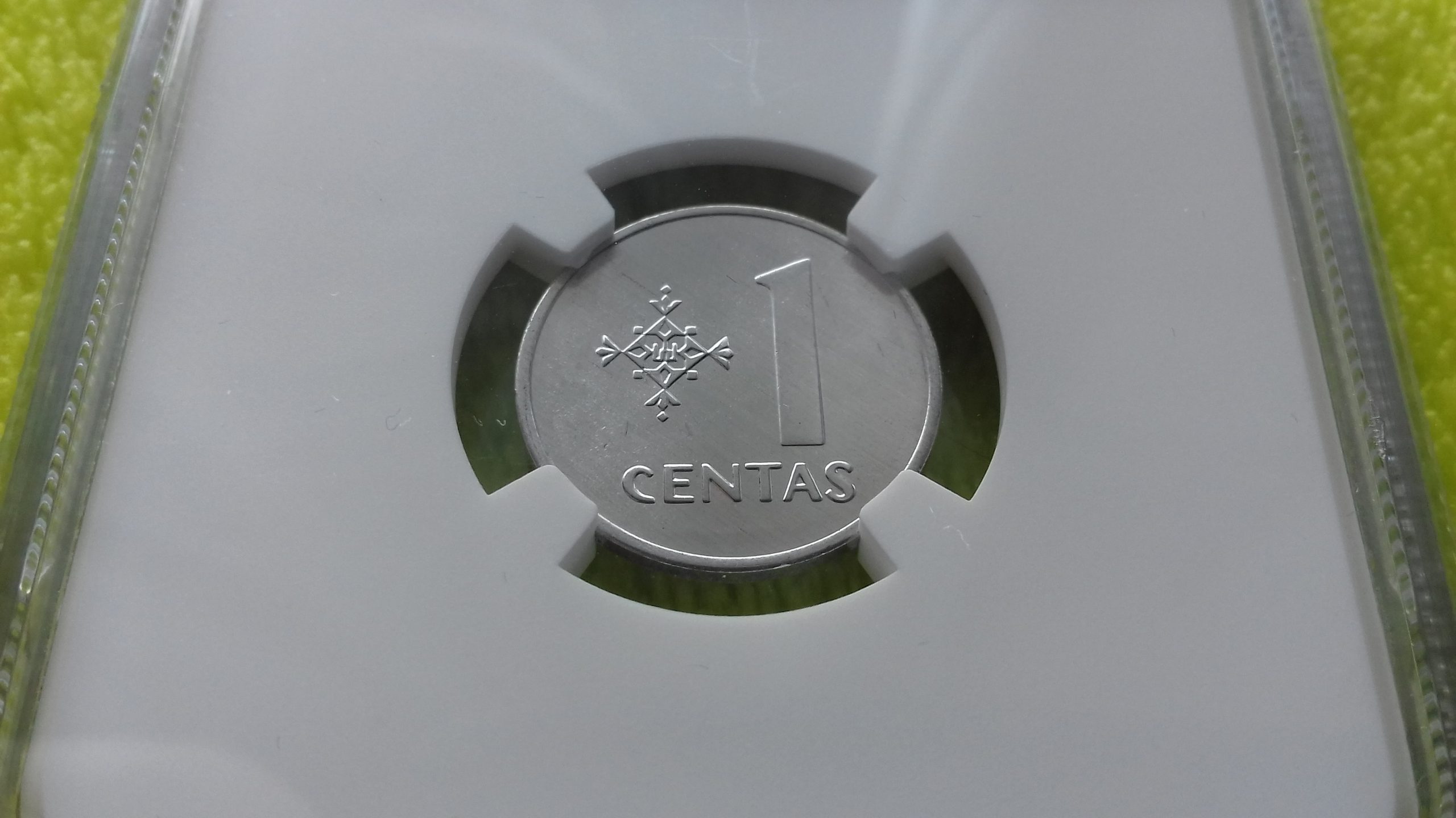 1991 1 centas MS 66 - Image 6