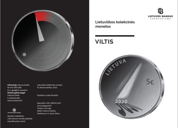 2020 "Vilties" monetos lankstinukas
