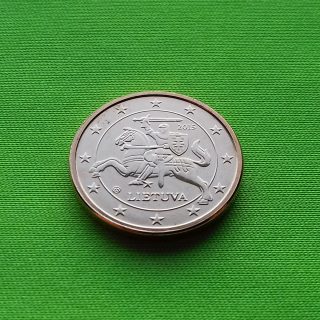 2015 1 euro centas