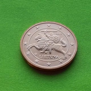 2015 2 euro centai