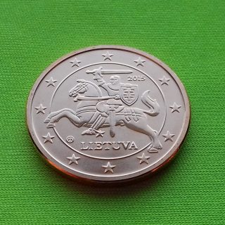 2015 5 euro centai