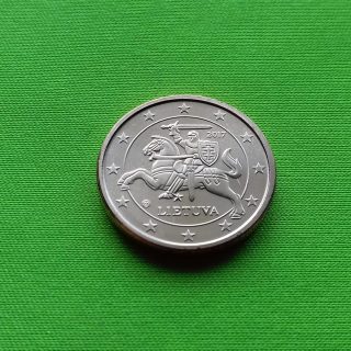 2017 1 euro centas
