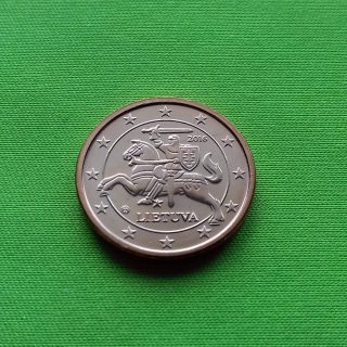 2016 1 euro centas