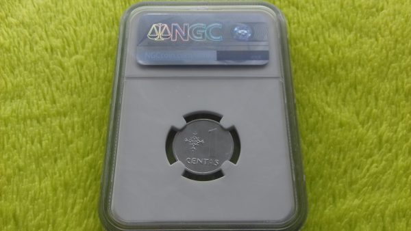 1991 1 centas MS 67 - Image 4