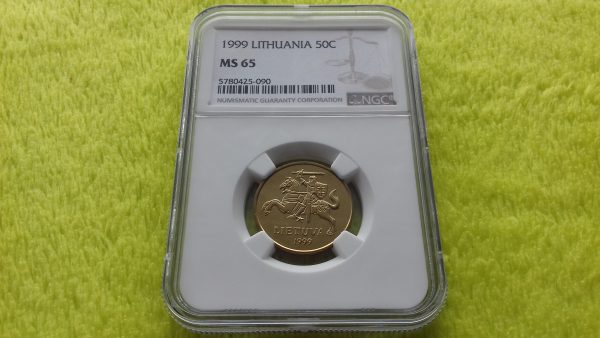 1999 50 centų MS 65
