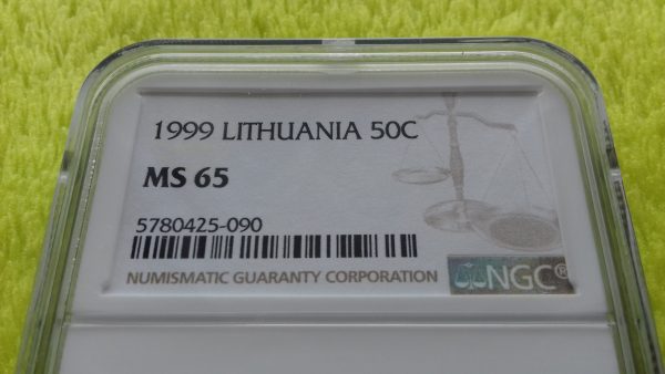 1999 50 centų MS 65 - Image 2