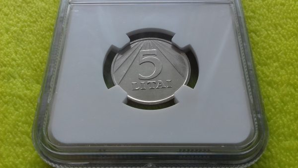 1991 5 litai MS 65 - Image 5