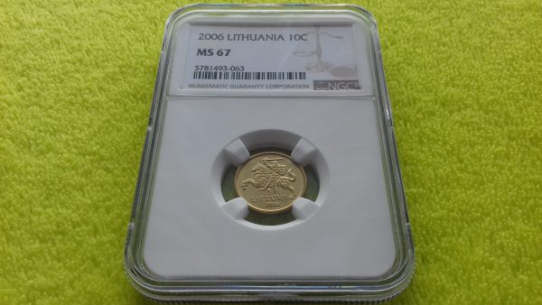 2006 10 centų MS 67