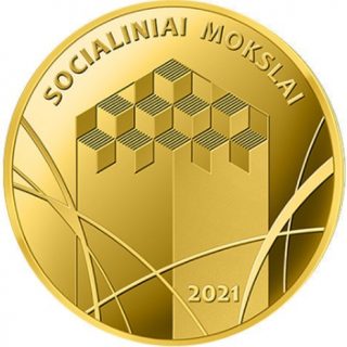 Moneta, skirta socialiniams mokslams (iš serijos ,,Lietuvos mokslas'')