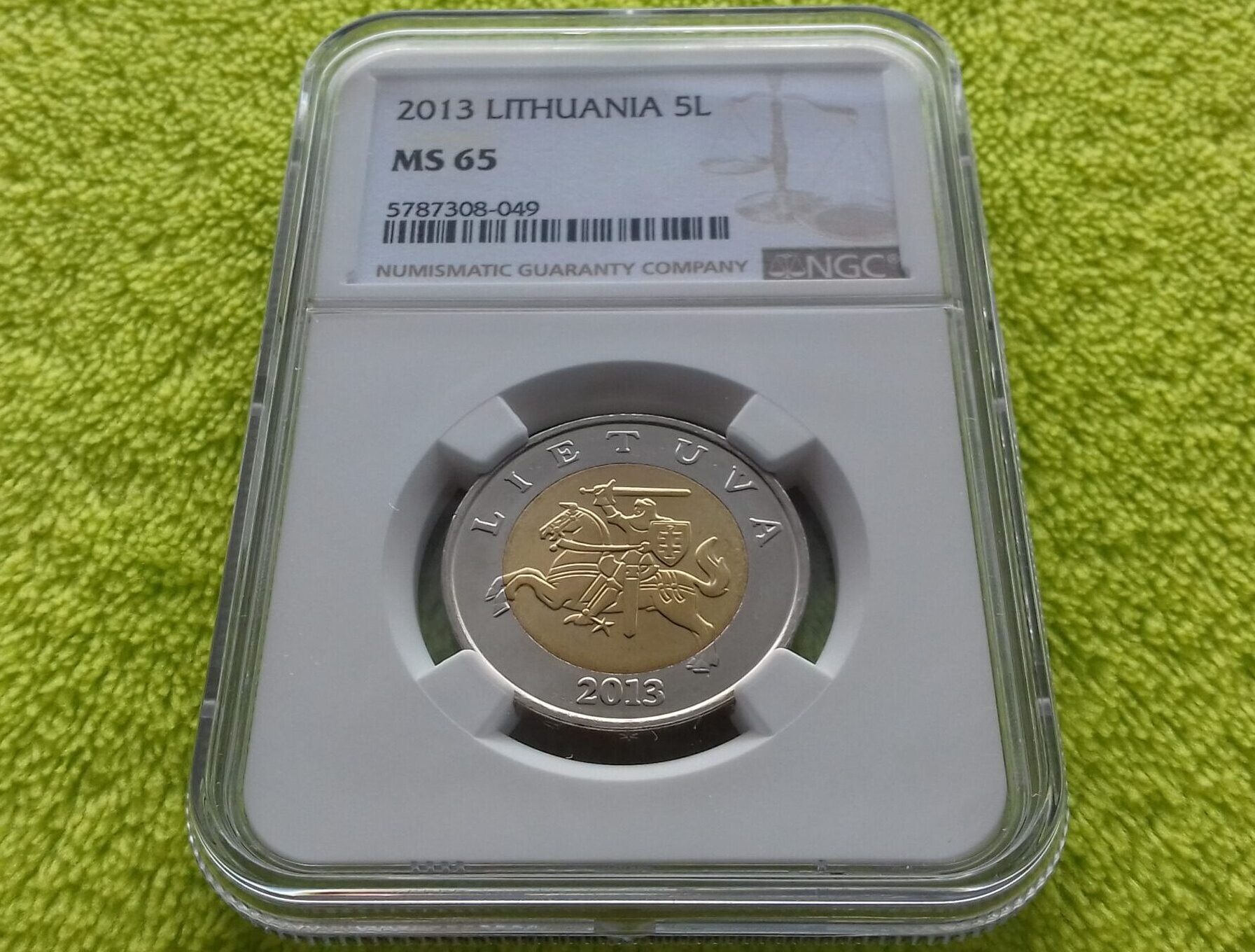 2013 5 litai MS 65