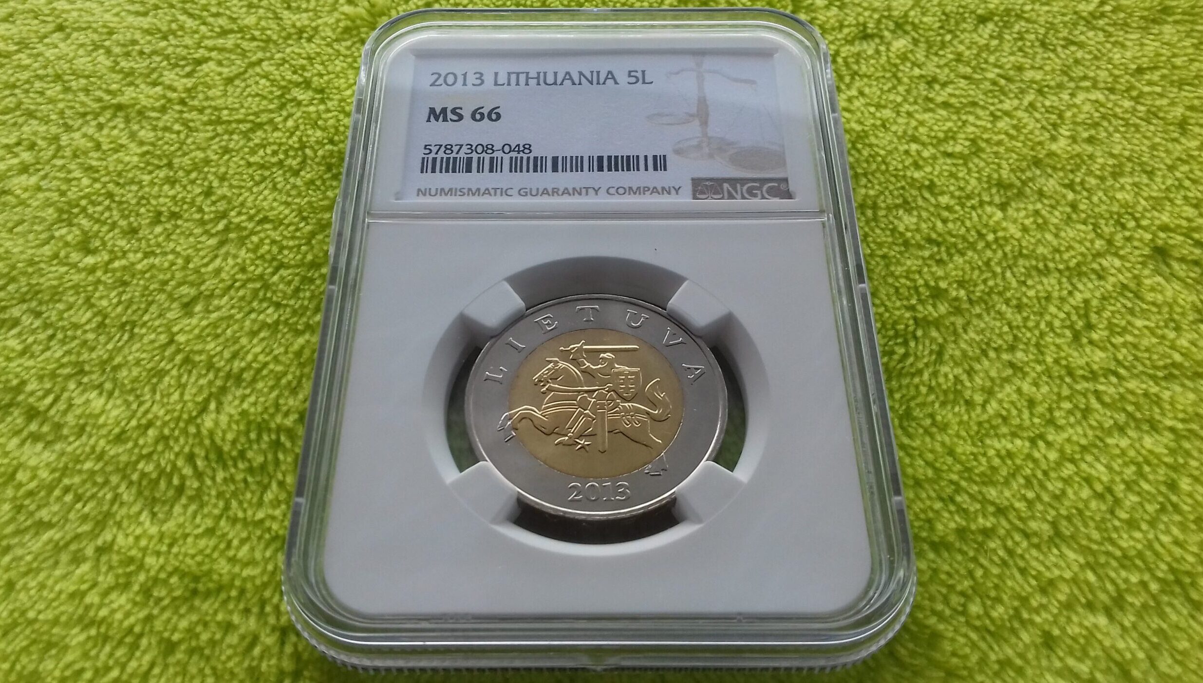 2013 5 litai MS 66