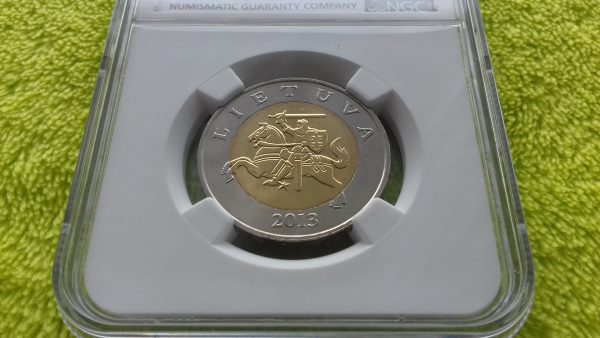 2013 5 litai MS 66 - Image 3