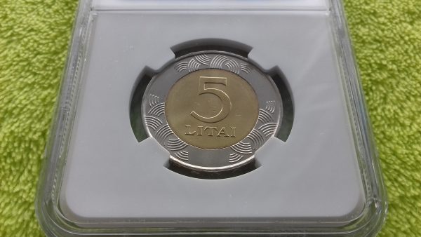 2013 5 litai MS 66 - Image 5